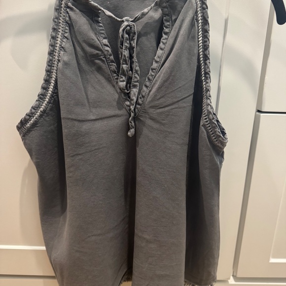 Cloth & Stone Val Halter Blouse in Carbon by Anthropologie - Picture 5 of 8